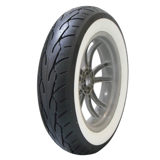 Vee Rubber Tyres VRM302 White Wall 180/60B16 74H Tubeless Rear