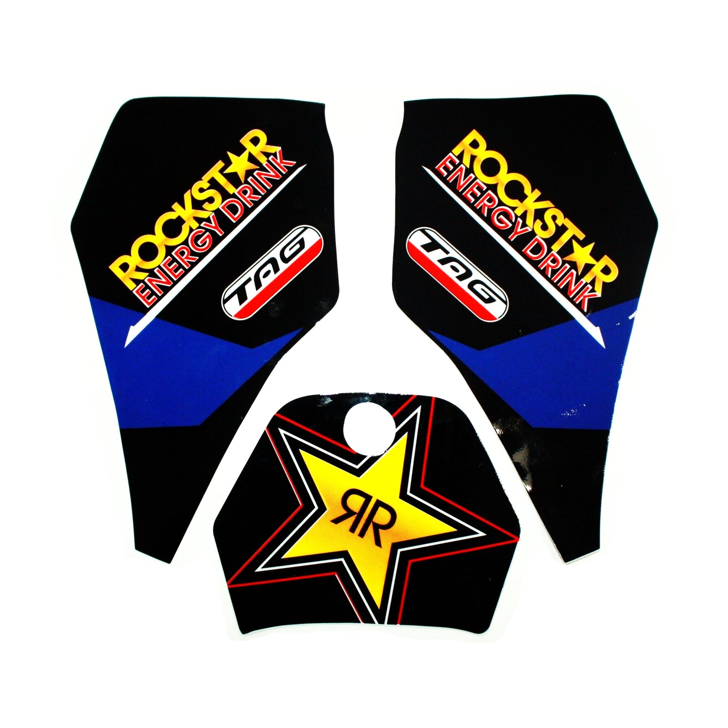 3M ROCKSTAR Decals Graphics Sticker Kit YAMAHA PEEWEE 80 PW80 PY80 Fairing Bike