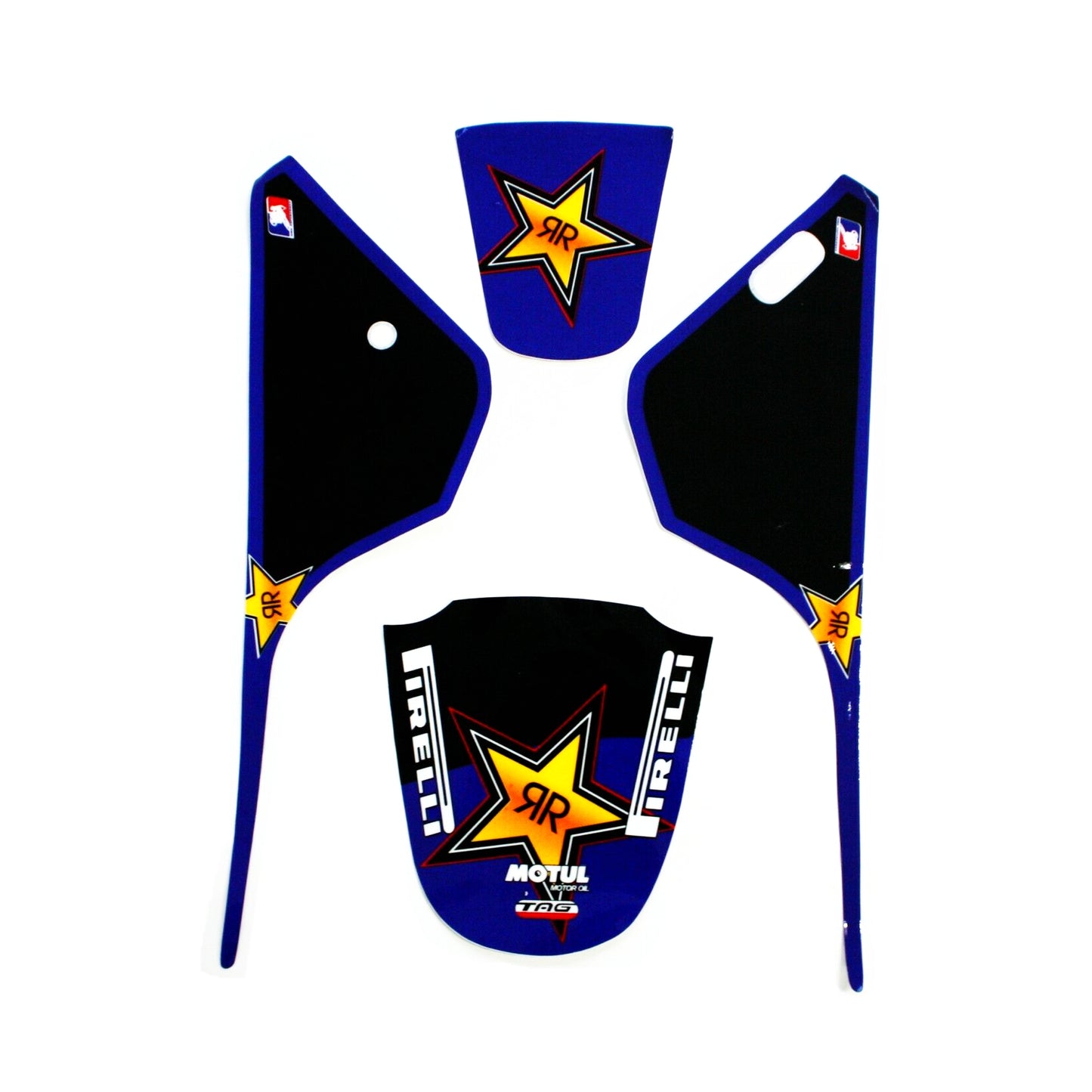 3M ROCKSTAR Decals Graphics Sticker Kit YAMAHA PEEWEE 80 PW80 PY80 Fairing Bike