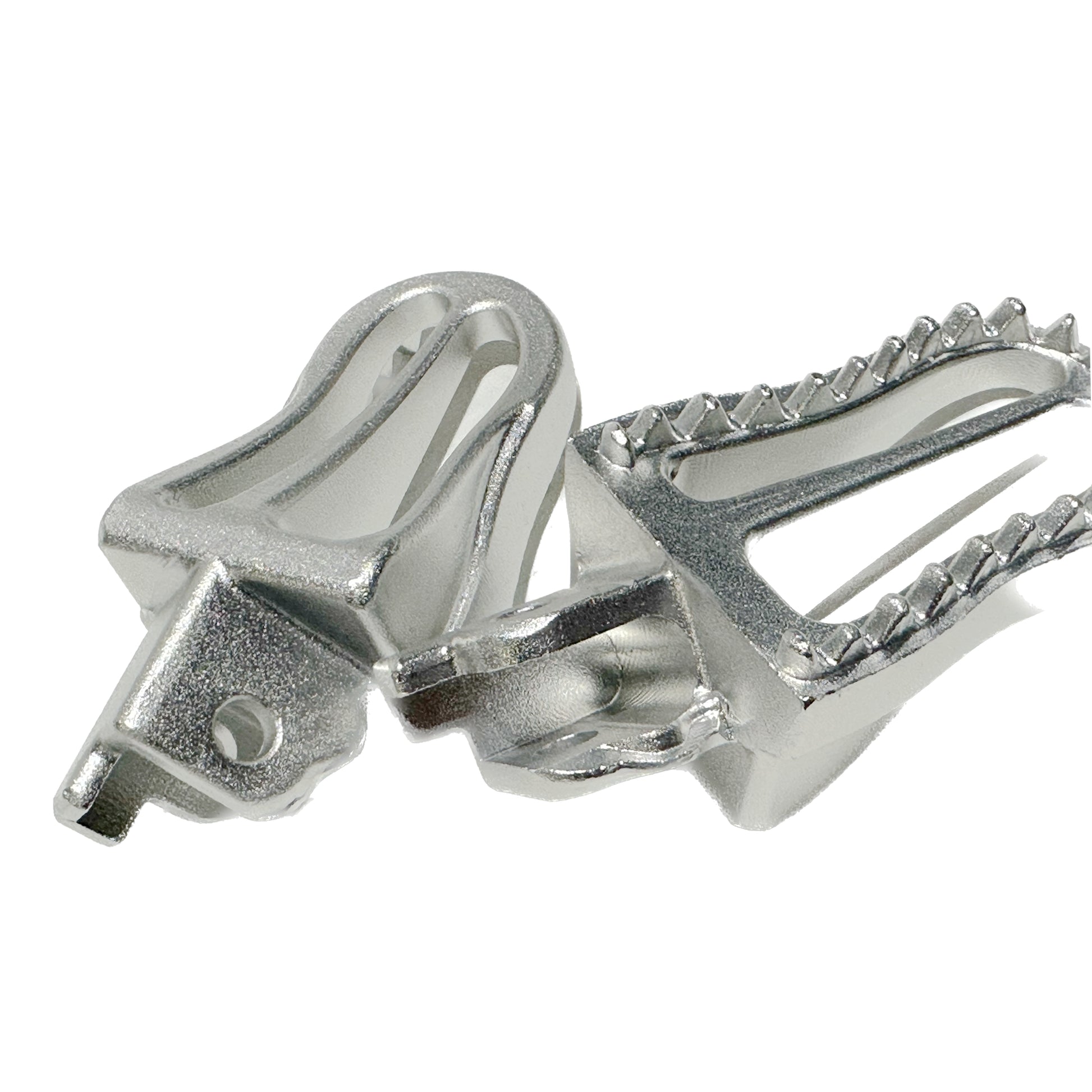 Alloy Chrome Footpeg Foot Pegs Rest Pedal 125cc 140cc 150cc PIT PRO Dirt Bike