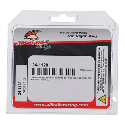 All Balls Racing Crankshaft Bearing Kit (24-1128)