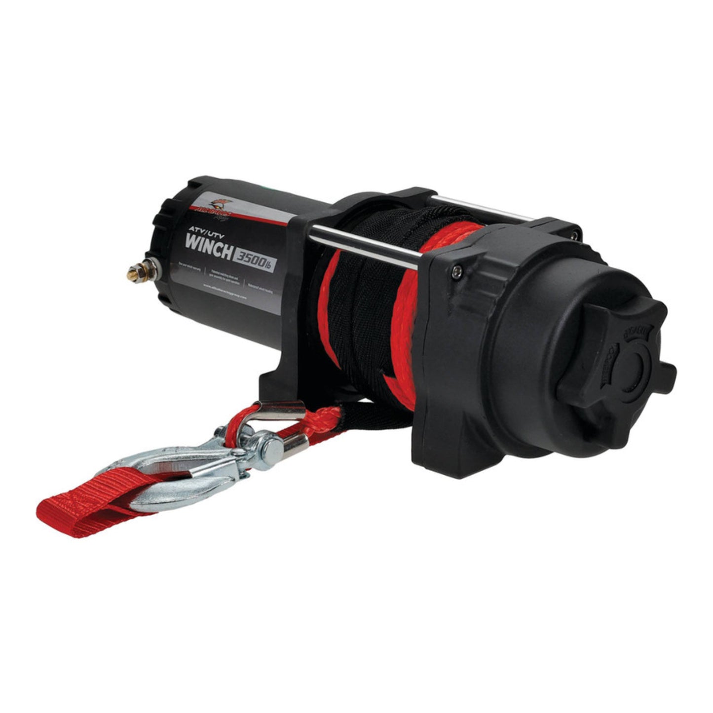 ALL BALLS 4 BOLT WINCH 3500LB with 39FT SYNTHETIC ROPE