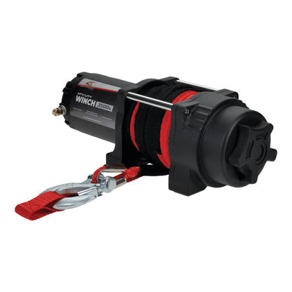 ALL BALLS 4 BOLT WINCH 3500LB with 39FT SYNTHETIC ROPE