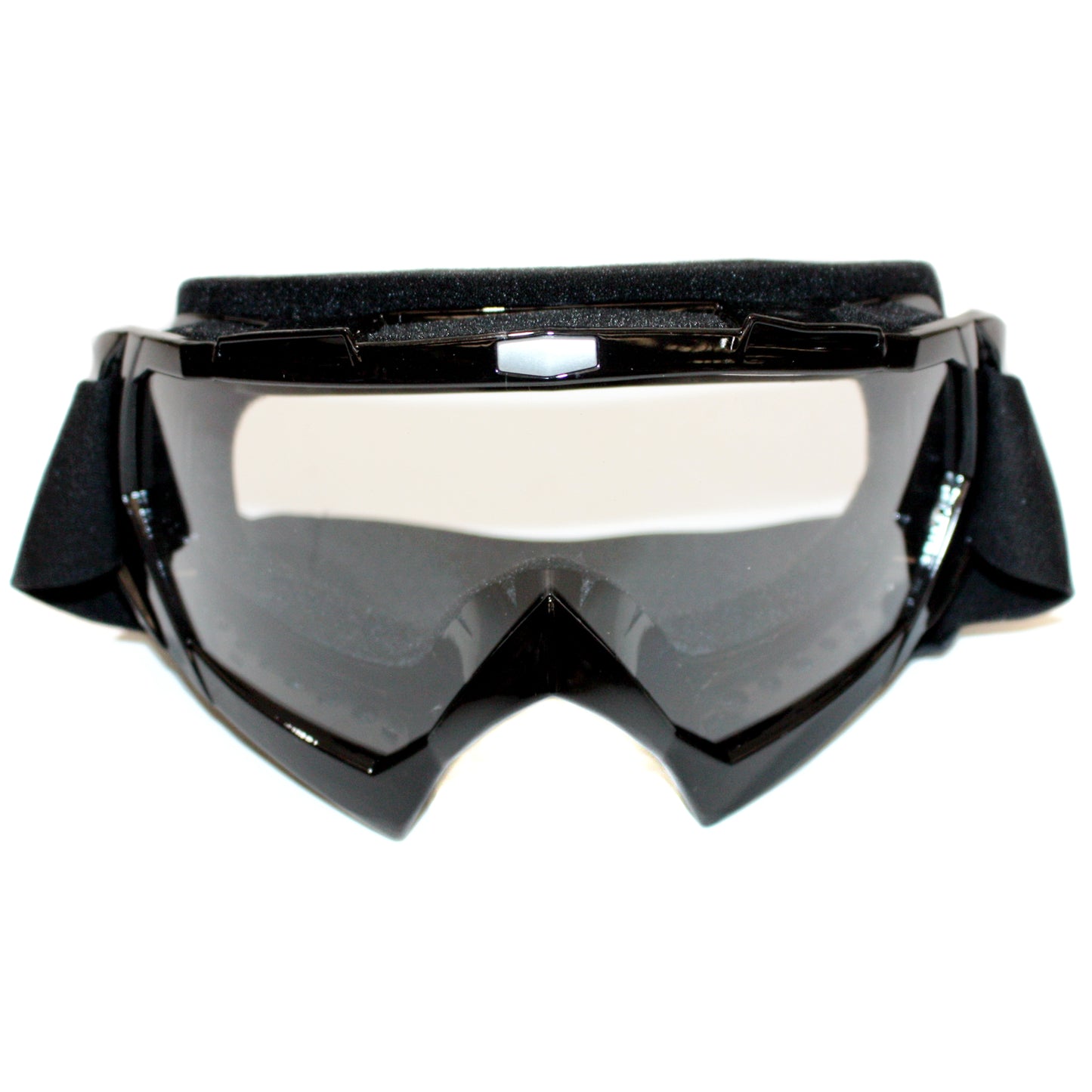 Clear BLACK Motocross Motorbike MX goggles anti-fog UV protection dirt pit bike