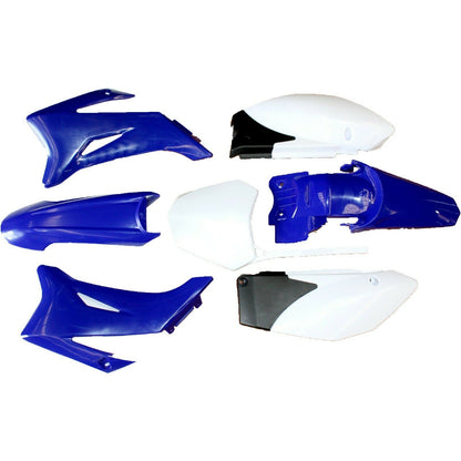 BLUE Plastics Guard Fairing Fender Kit TTR110 Style 150c 160cc PIT PRO Dirt Bike