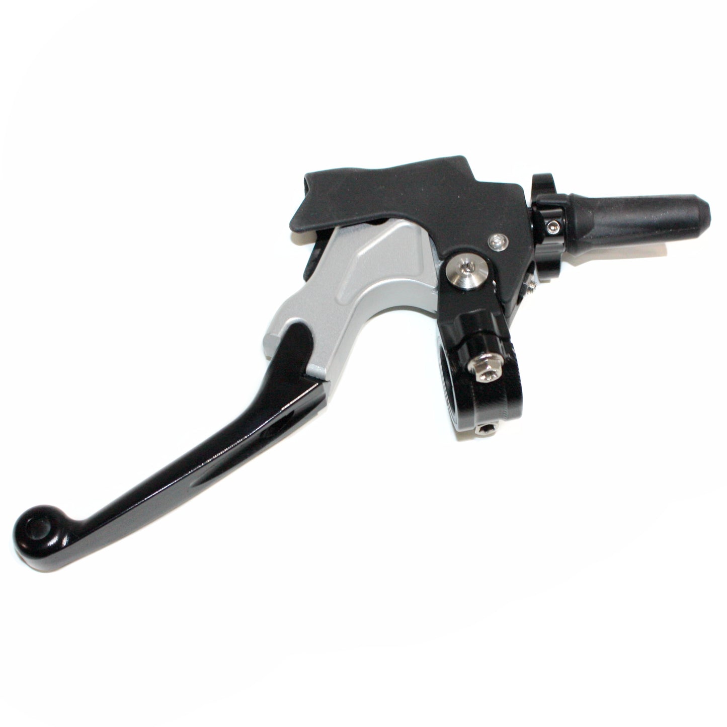 BLACK CNC Fold Unbreakable Clutch Lever Perch Assembly PIT PRO MX Dirt Bike