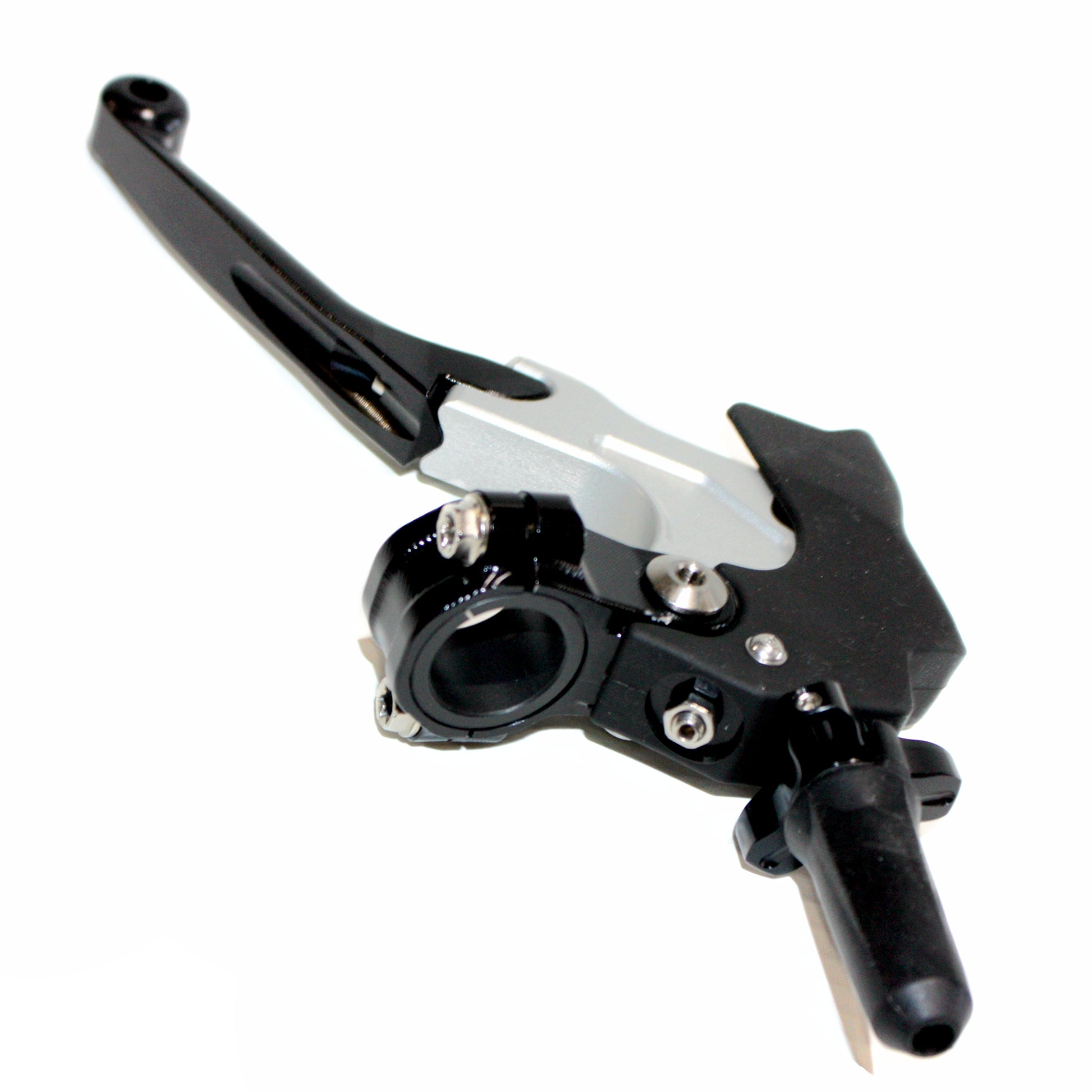 BLACK CNC Fold Unbreakable Clutch Lever Perch Assembly PIT PRO MX Dirt Bike