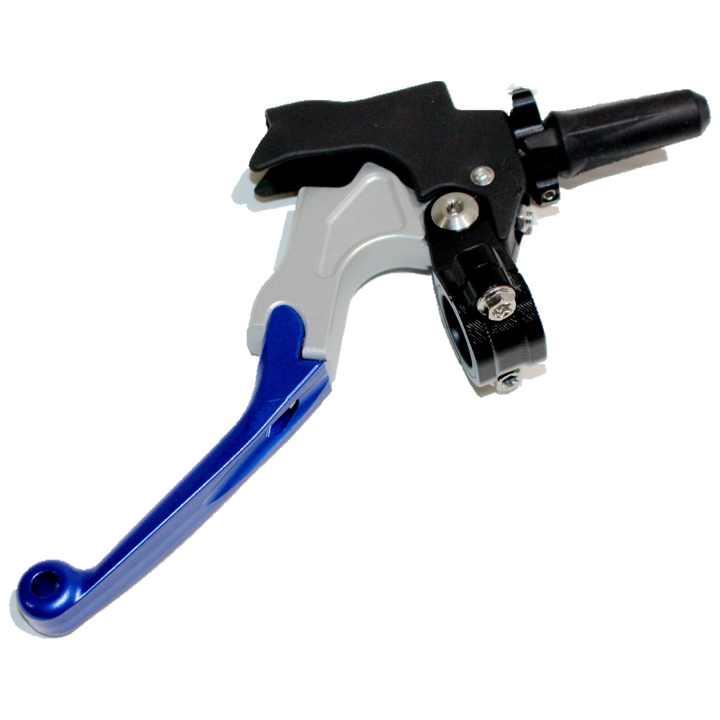 BLUE CNC Fold Unbreakable Clutch Lever Perch Assembly PIT PRO MX Dirt Bike