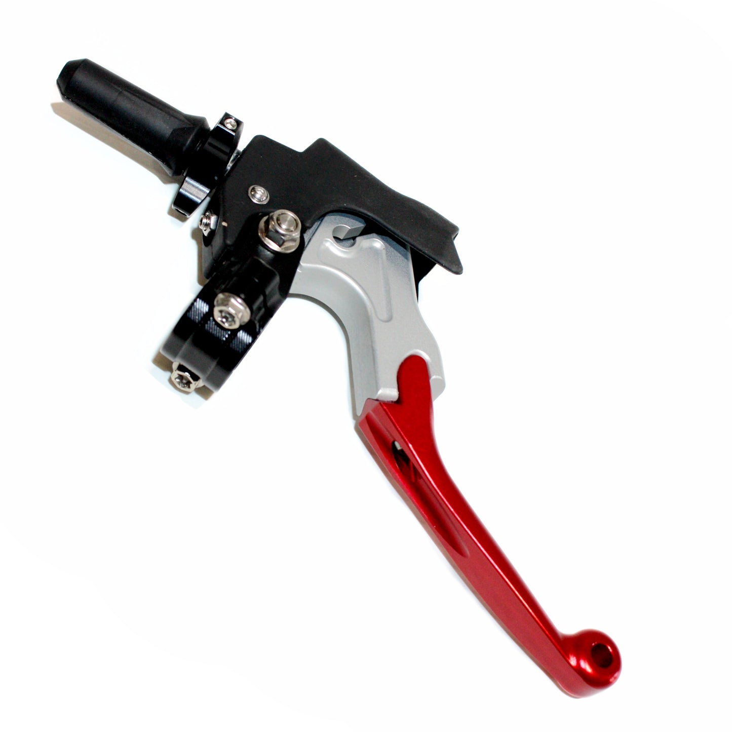 RED CNC Fold Unbreakable Clutch Lever Perch Assembly PIT PRO MX Dirt Bike