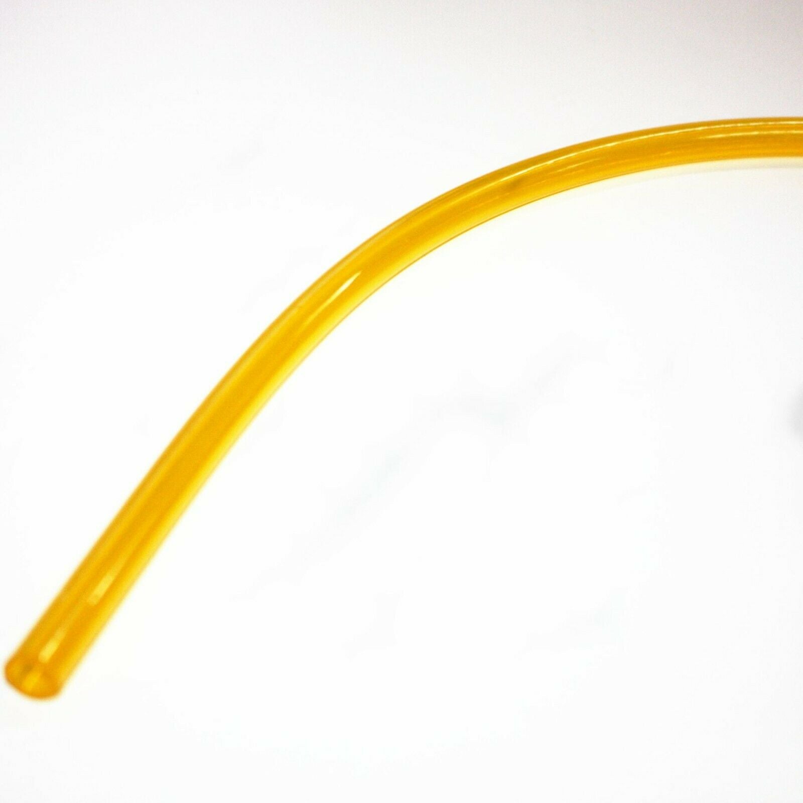 CLEAR YELLOW 1 Meter 8mm ID Fuel Petrol Line Hose PIT Quad Dirt Bike ATV Buggy