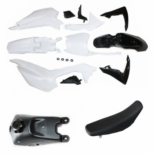 WT CRF110 Plastics Guard Fairing Fender Kit + Seat + Tank PIT PRO Dirt Bike