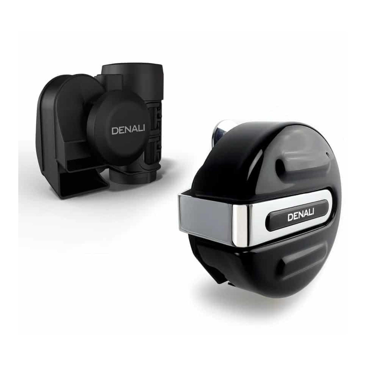 Denali SoundBomb V-Twin Dual-Tone Air Horn with Cover - Chrome