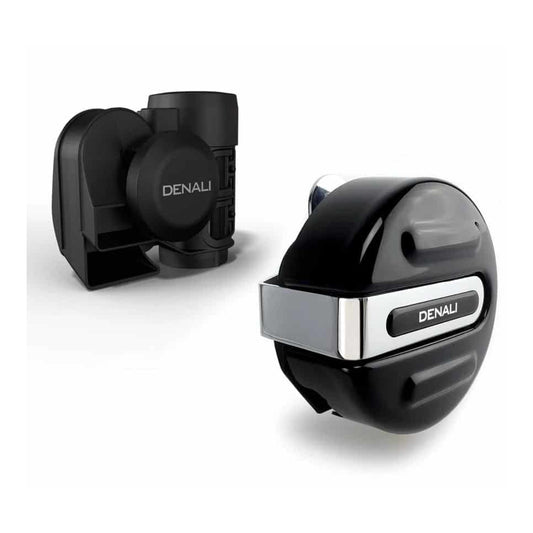 Denali SoundBomb V-Twin Dual-Tone Air Horn with Cover - Chrome