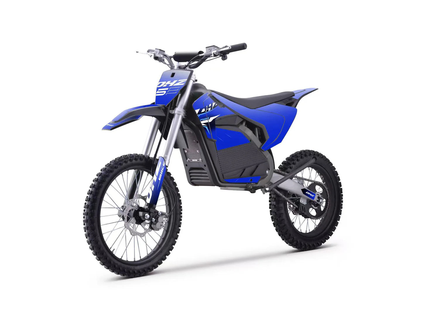 DHZ 7500E 7500W Electric Dirt Bike, 19" Front / 16" Rear, Off Road