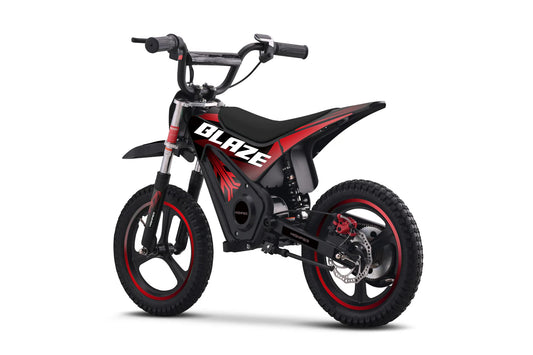 DHZ 420W Electric Kids Mini Off-Road Dirt Bike, 3 Speeds Control