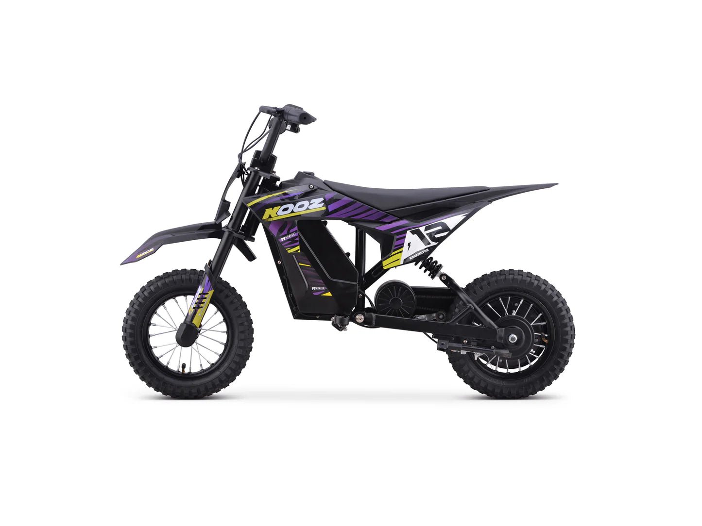 DHZ 420W Electric Kids Mini Off-Road Dirt Bike, 3 Speeds Control