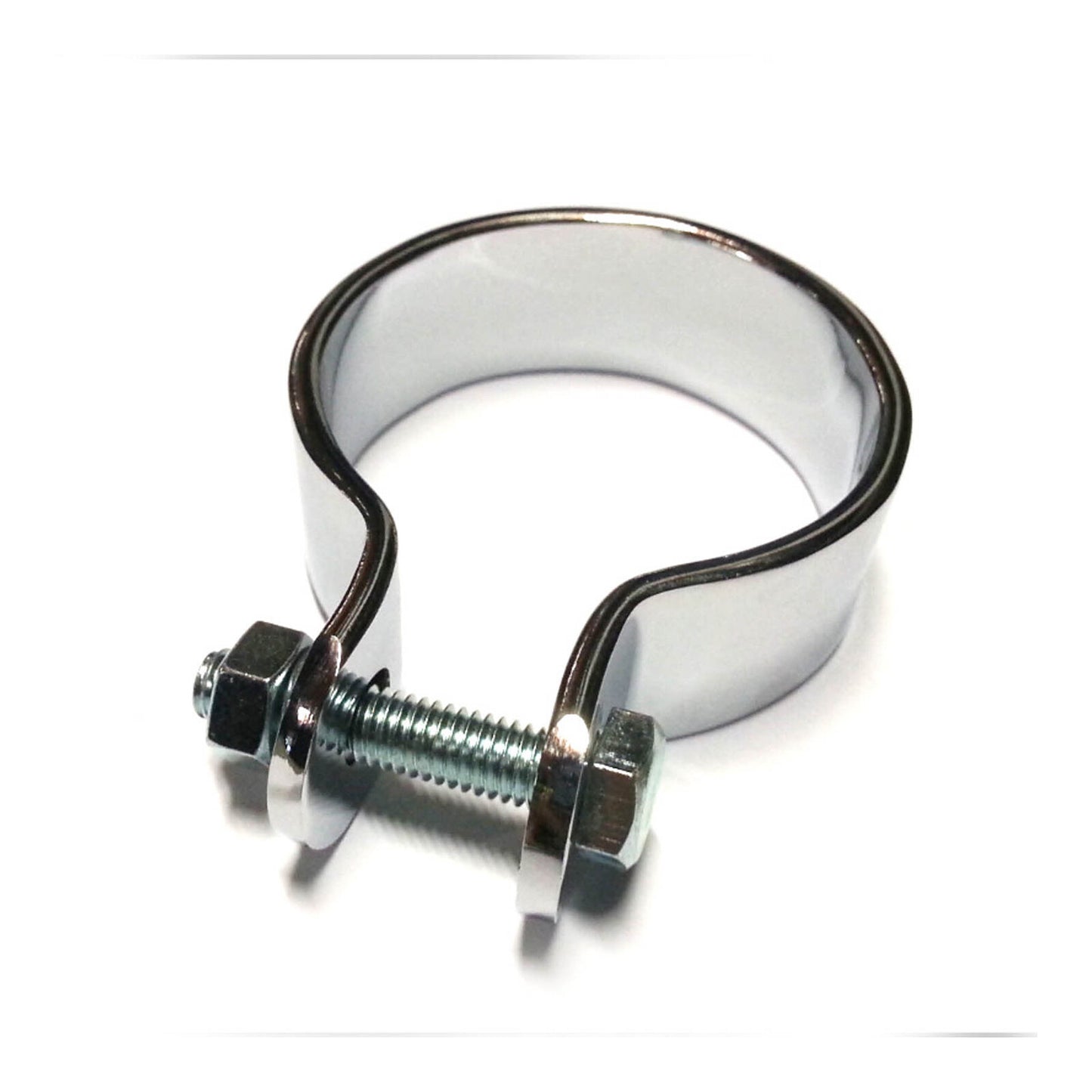 Whites Exhaust Clamp 1 5/8" Chrome 41mm