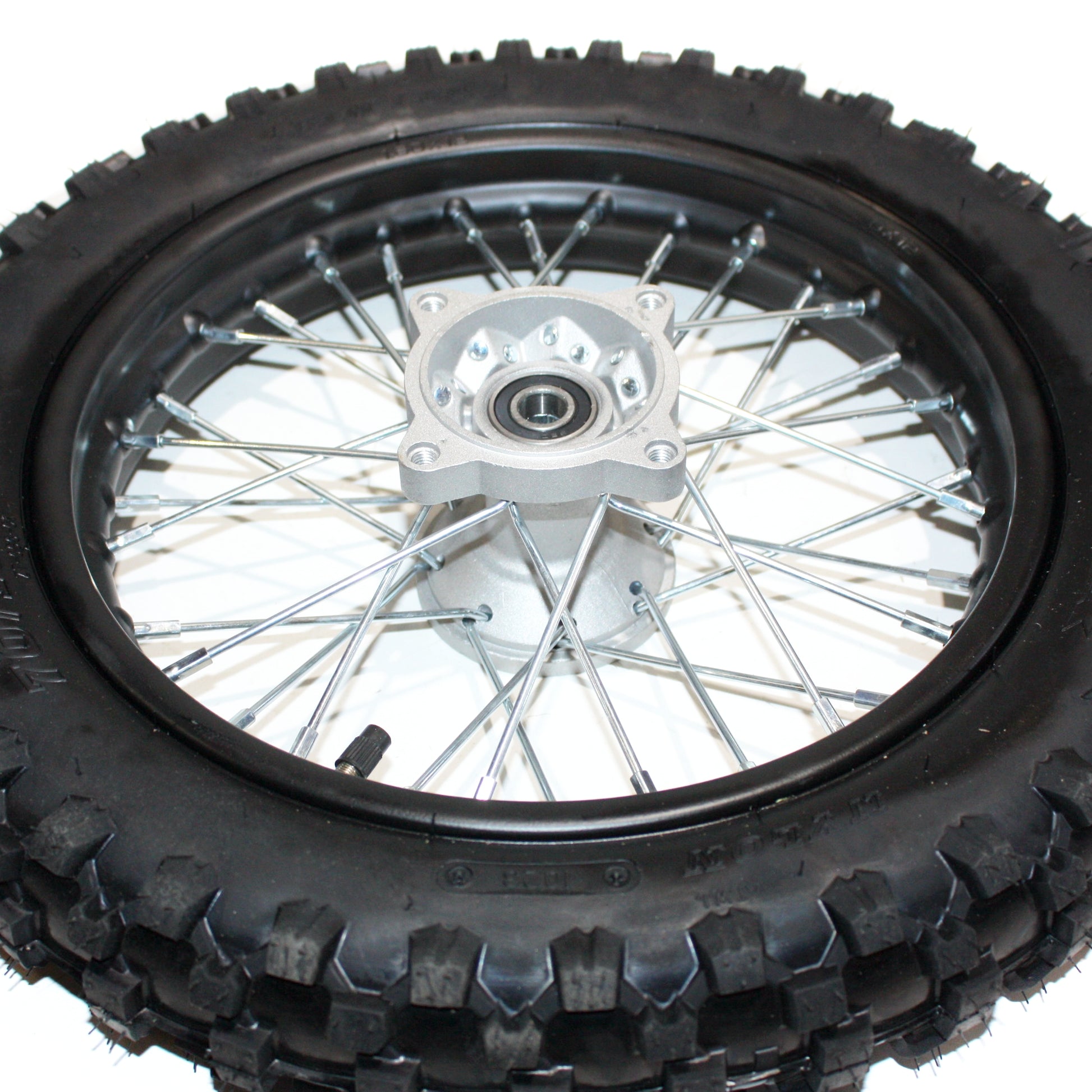 15mm 70/100-12 12" Inch Front Wheel Rim Knobby Tyre 90cc 110cc PIT PRO Dirt Bike