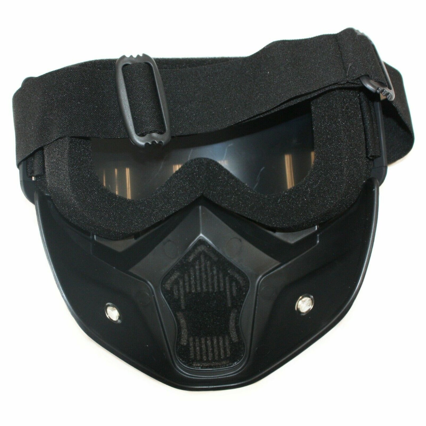 Full Face Paintball Airsoft Mask Motorcycle Goggle Tactical Detachable Face Mask