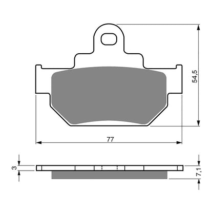 GOLDfren Brake Pads - K5 Off-Road Racing