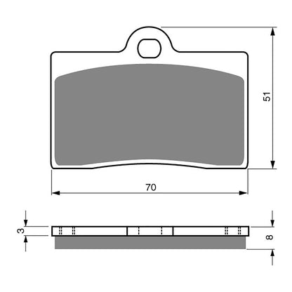 GOLDfren Brake Pads - K5 Off-Road Racing