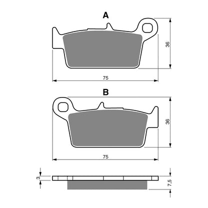 GOLDfren Brake Pads - S3 Sintered Sports