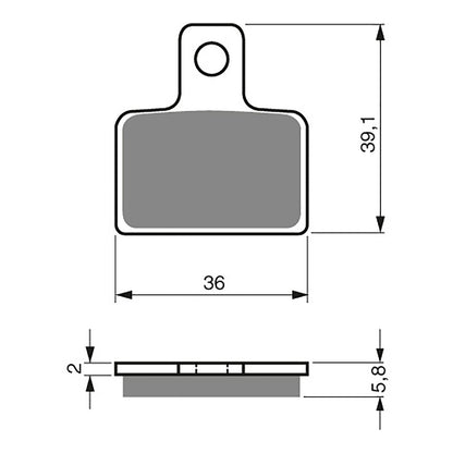 GOLDfren Brake Pads - K5 Off-Road Racing