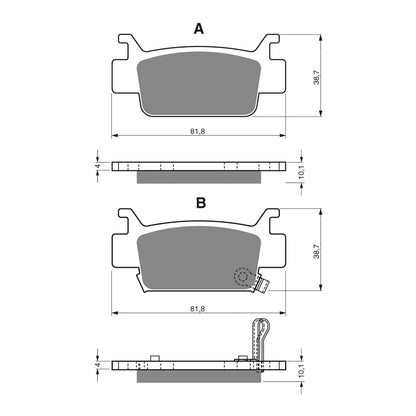 GOLDfren Brake Pads - K5 Off-Road Racing