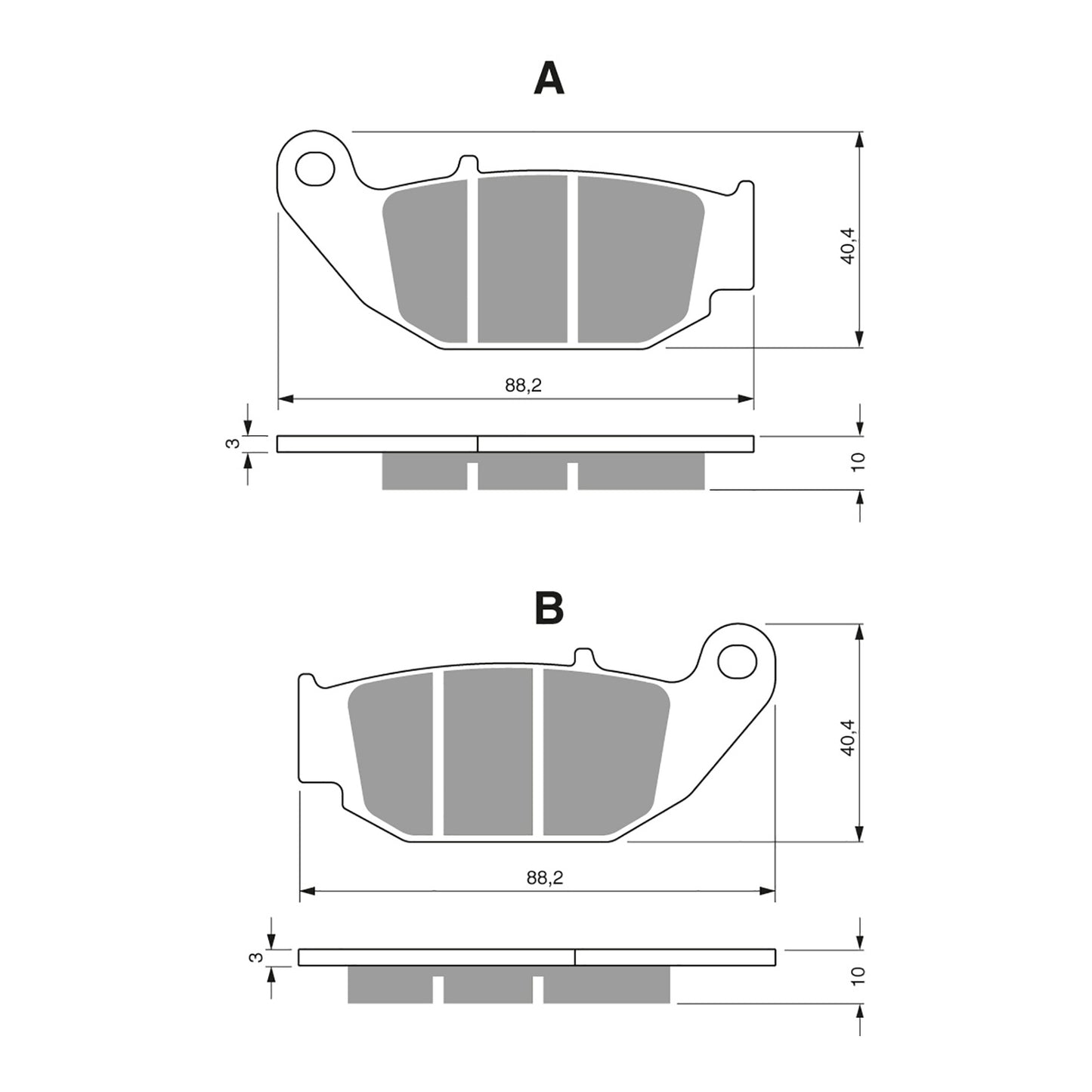 GOLDfren Brake Pads - K5 Off-Road Racing