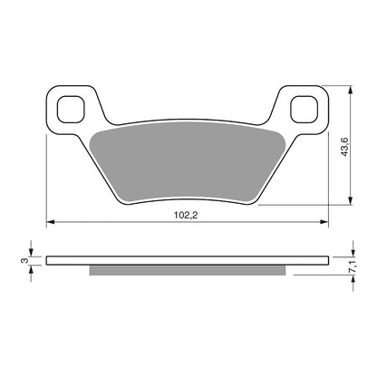 GOLDfren Brake Pads - K5 Off-Road Racing