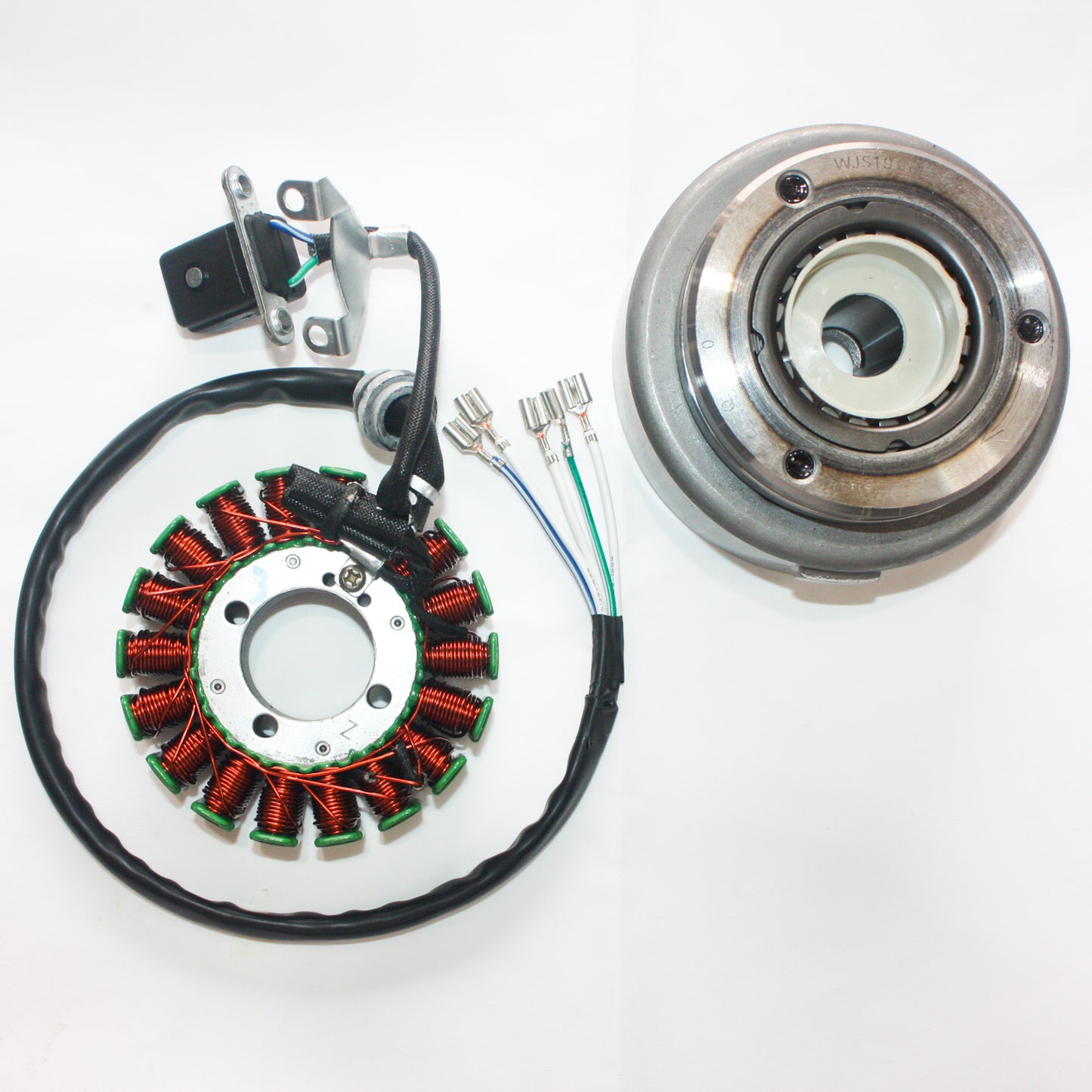 18 Pole Magneto Stator Roller Flywheel 200cc 250cc Engine PIT Quad Dirt Bike ATVx