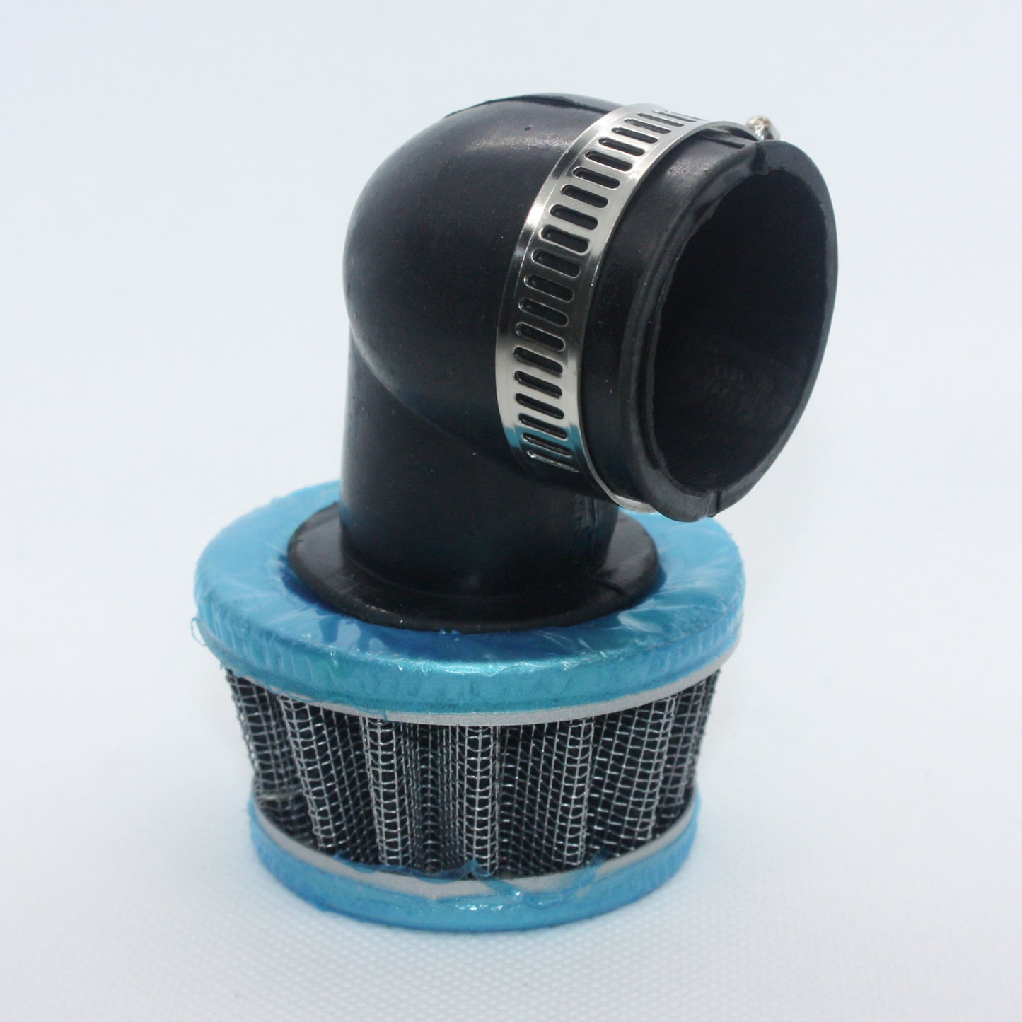 35mm Bent Angled Air Filter Pod Cleaner 90cc 110cc PIT QUAD DIRT BIKE ATV Buggy