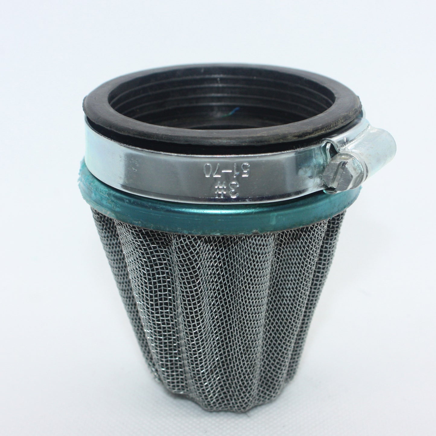 58mm Steel Chrome Pod Air Filter Cleaner PIT Trail Quad Dirt Bike ATV Dune Buggy