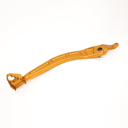 GOLD 340mm CNC Heavy Duty Foot Brake Pedal Lever 125cc 150cc PIT PRO Dirt Bike