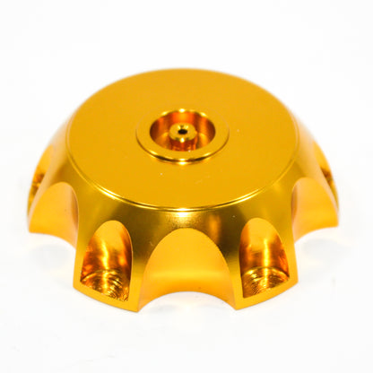 GOLD Alloy Gas Fuel Petrol Tank Cap + Breather 110cc 125cc PIT Trail Dirt Bike