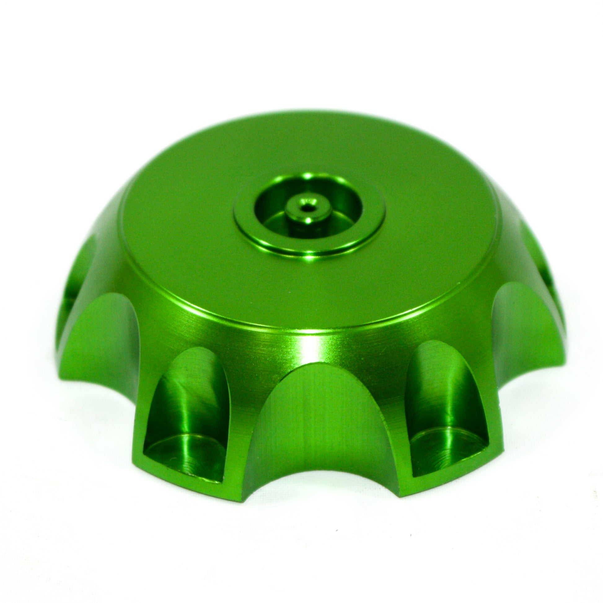 GREEN Alloy Gas Fuel Petrol Tank Cap + Breather 110cc 125cc PIT Trail Dirt Bike