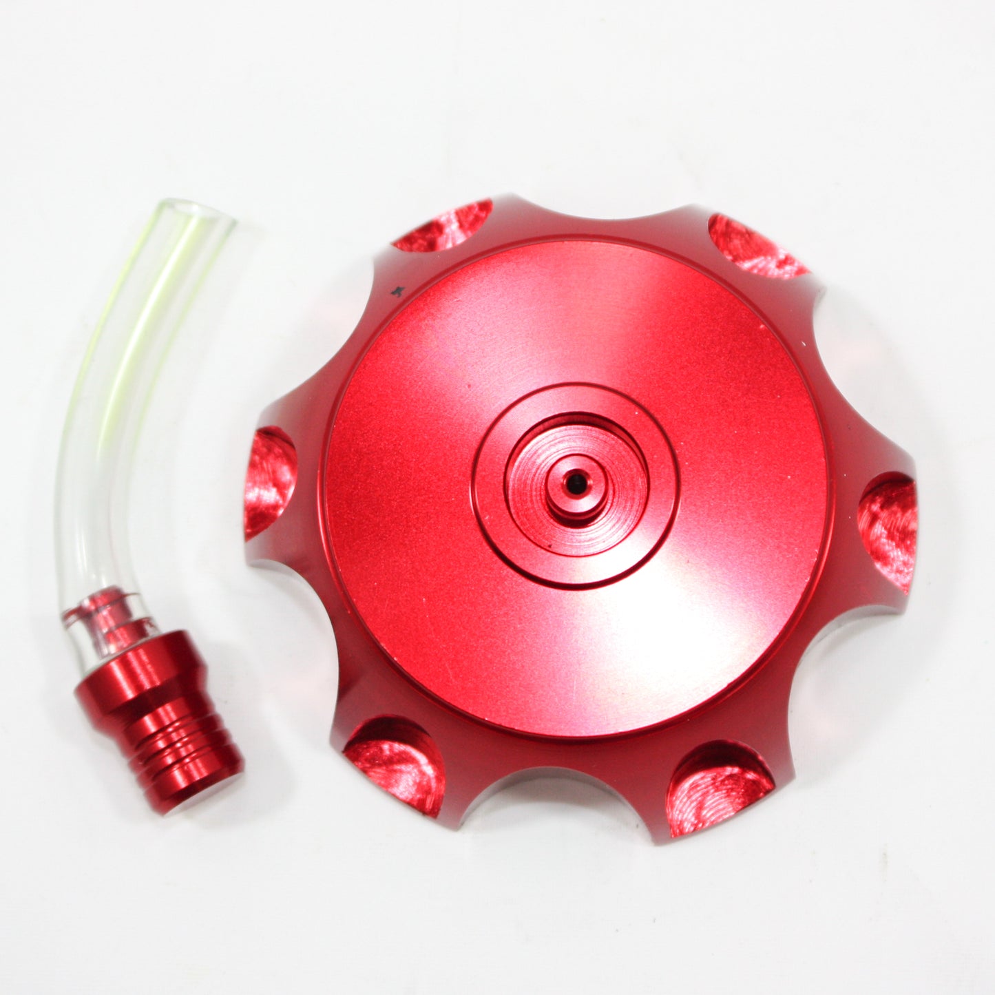 RED Alloy Gas Fuel Petrol Tank Cap + Breather 110cc 125cc PIT Trail Dirt Bike