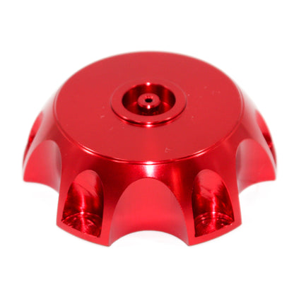 RED Alloy Gas Fuel Petrol Tank Cap + Breather 110cc 125cc PIT Trail Dirt Bike