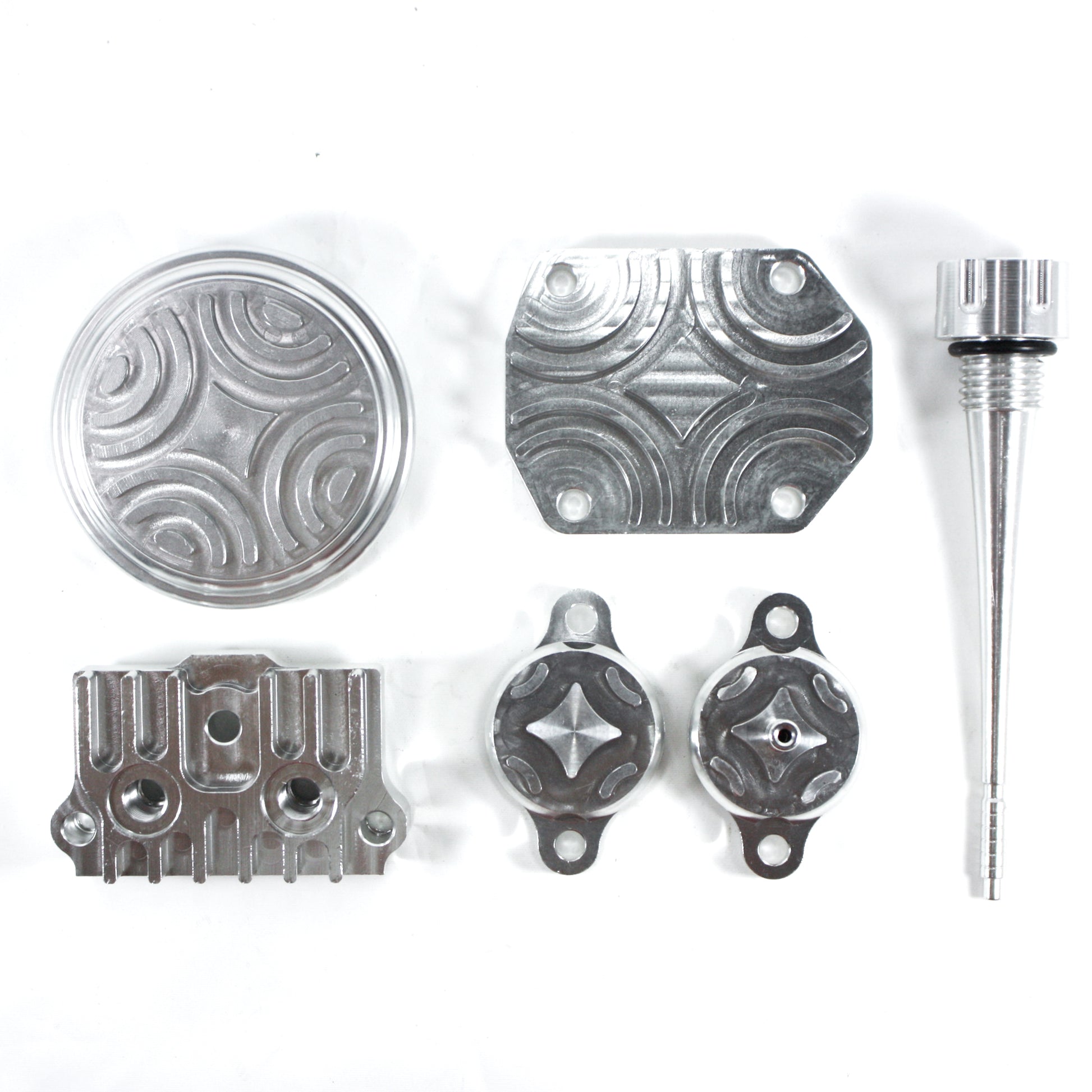 SILVER CNC ENGINE DRESSING DRESS UP KIT 125cc 140cc 150cc PITPRO Trail Dirt Bike