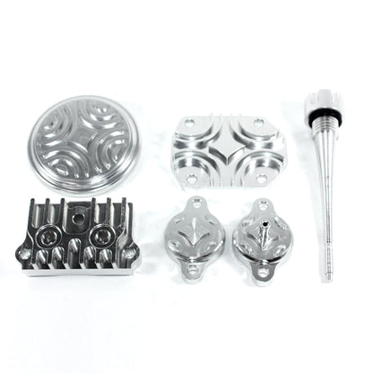 SILVER CNC ENGINE DRESSING DRESS UP KIT 125cc 140cc 150cc PITPRO Trail Dirt Bike