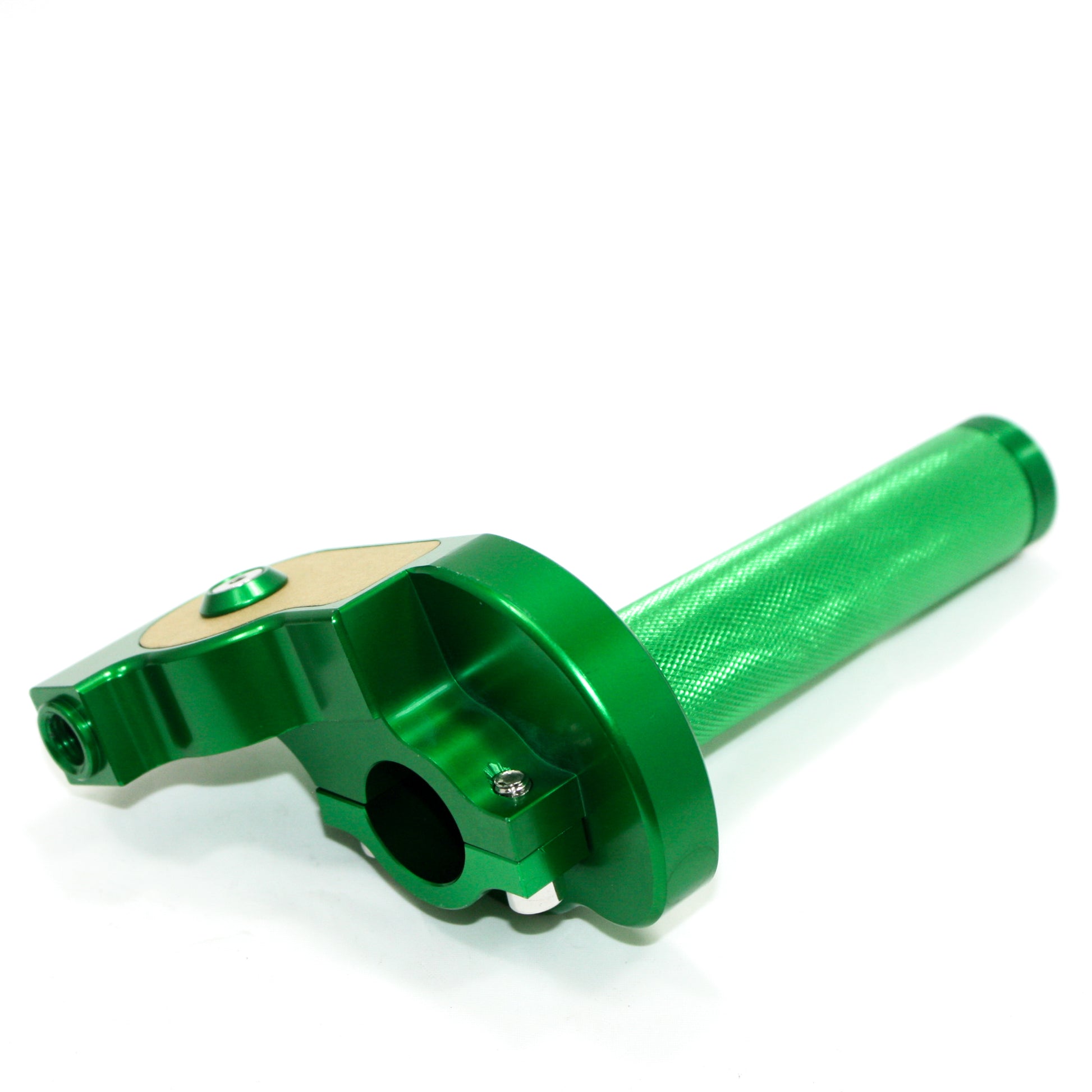 GREEN CNC Quarter Turn Quick Twist Throttle Housing Grip PIT PRO Trail Dirt Bike