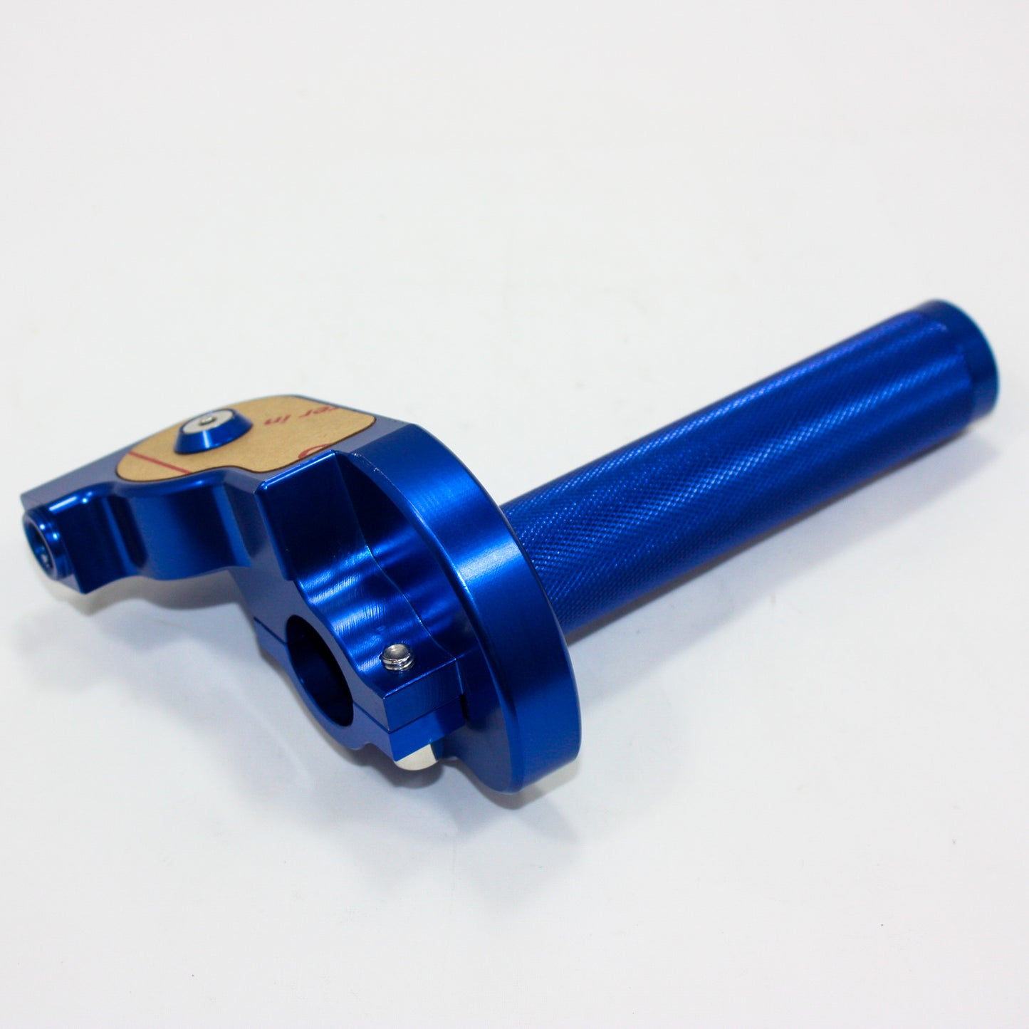 BLUE CNC Quarter Turn Quick Twist Throttle Housing Grip PIT PRO Trail Dirt Bike