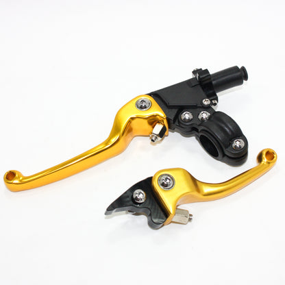 GOLD CNC Heavy Duty Clutch + Brake Lever Set 125cc 150cc PIT PRO TRAIL DIRT BIKE