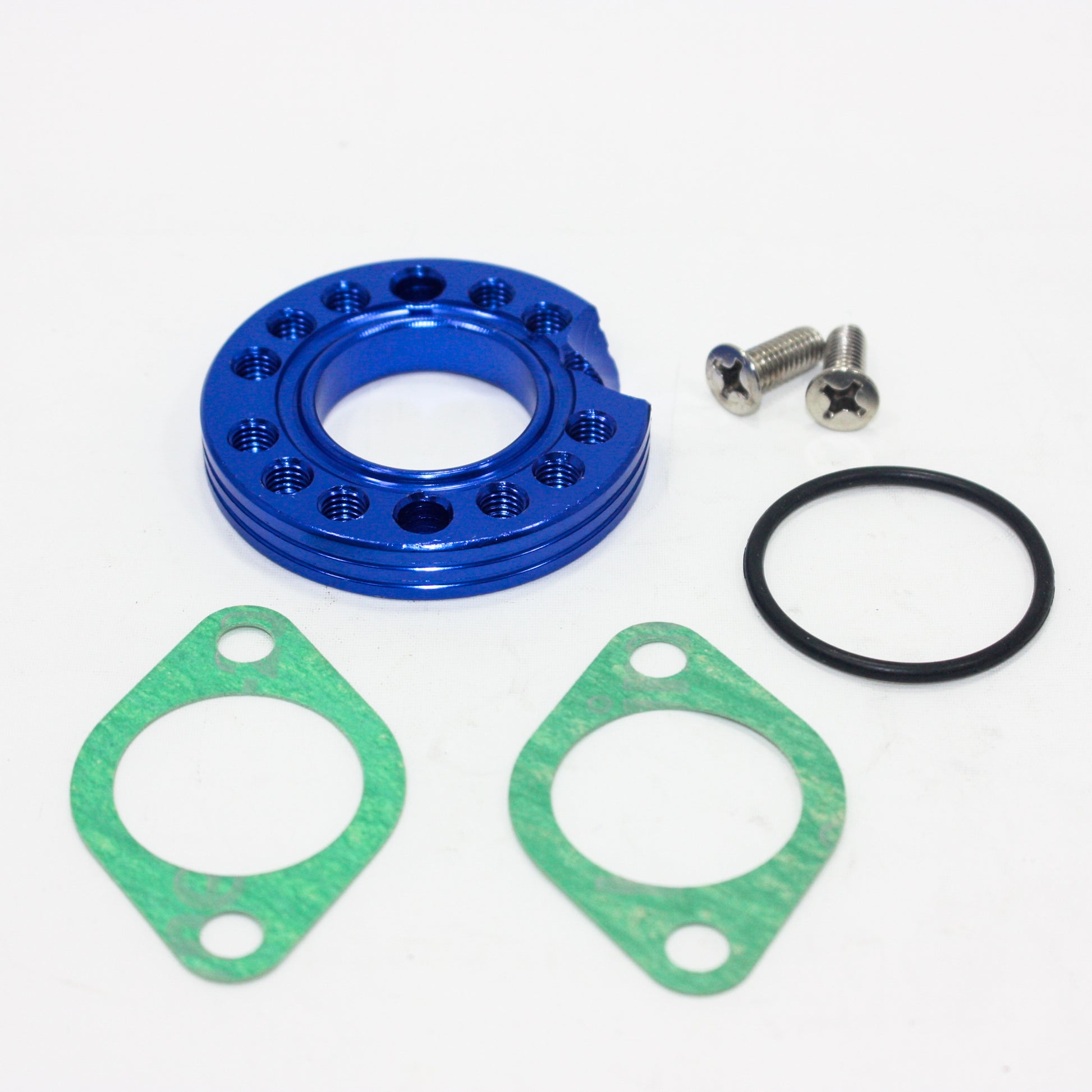 BLUE 26mm Carby Carburetor Manifold Spinner Adaptor PIT PRO Quad Dirt Bike ATV