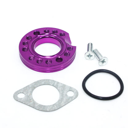 PURPLE 26mm Carby Carburetor Manifold Spinner Adaptor PIT PRO Quad Dirt Bike ATV