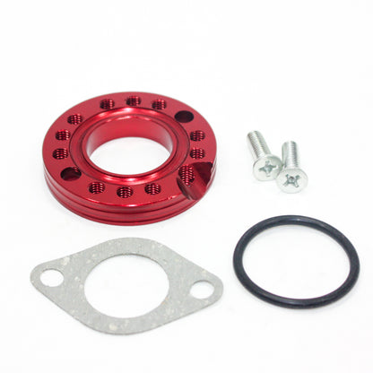 RED 26mm Carby Carburetor Manifold Spinner Adaptor PIT PRO Quad Dirt Bike ATV