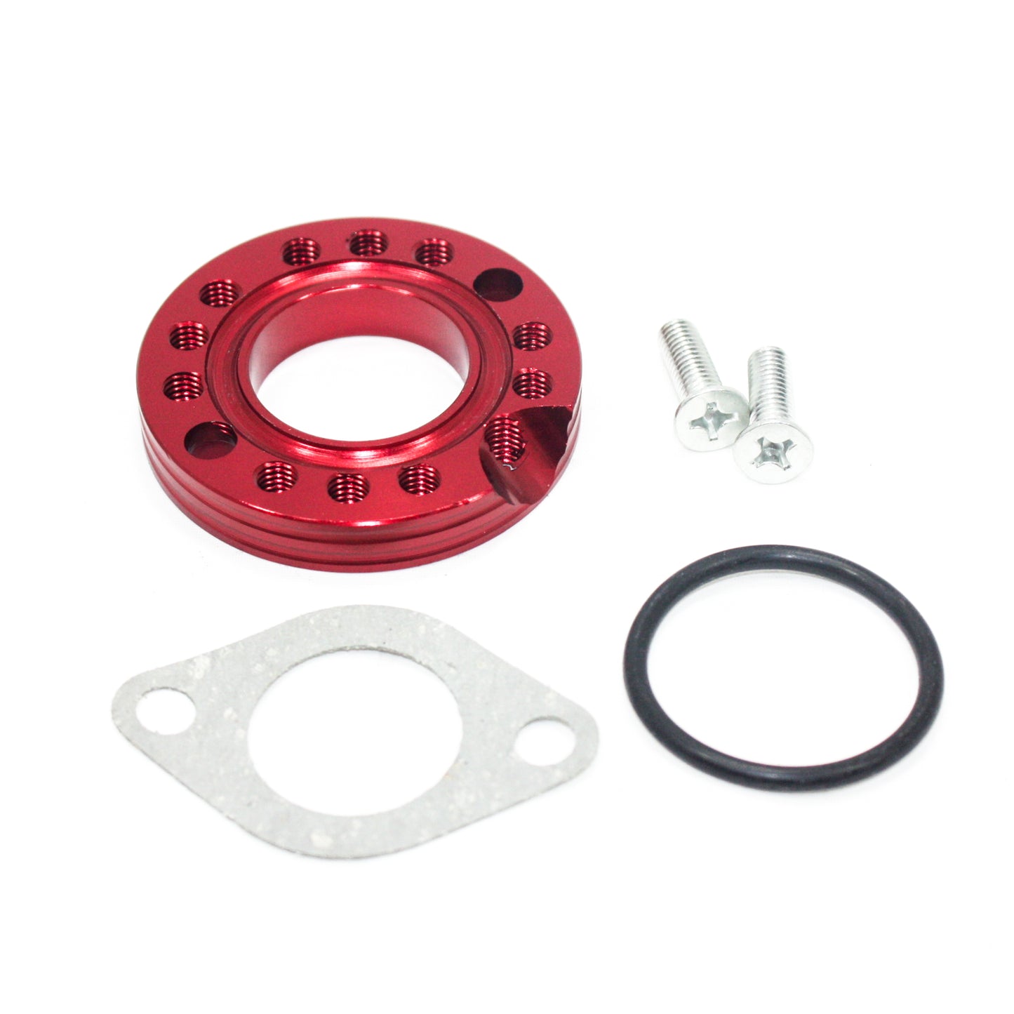 RED 26mm Carby Carburetor Manifold Spinner Adaptor PIT PRO Quad Dirt Bike ATV