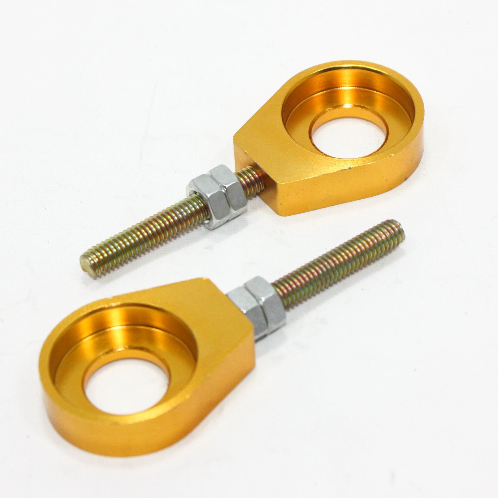 Gold 15mm 76mm Chain Adjuster BoltsTensioner PIT PRO Trail Quad Dirt Bike ATV