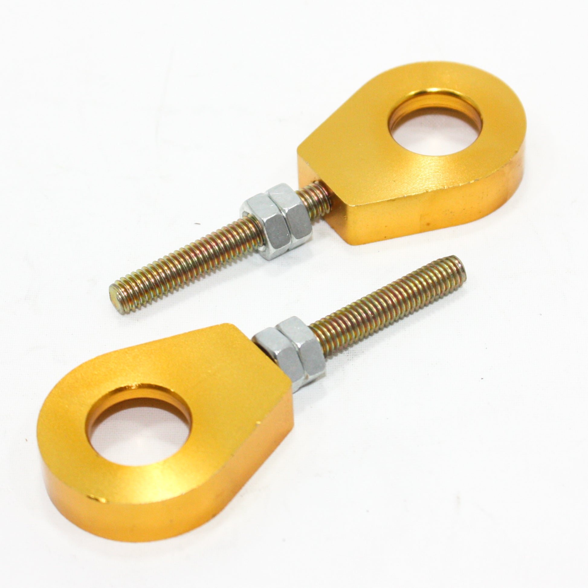 Gold 15mm 76mm Chain Adjuster BoltsTensioner PIT PRO Trail Quad Dirt Bike ATV