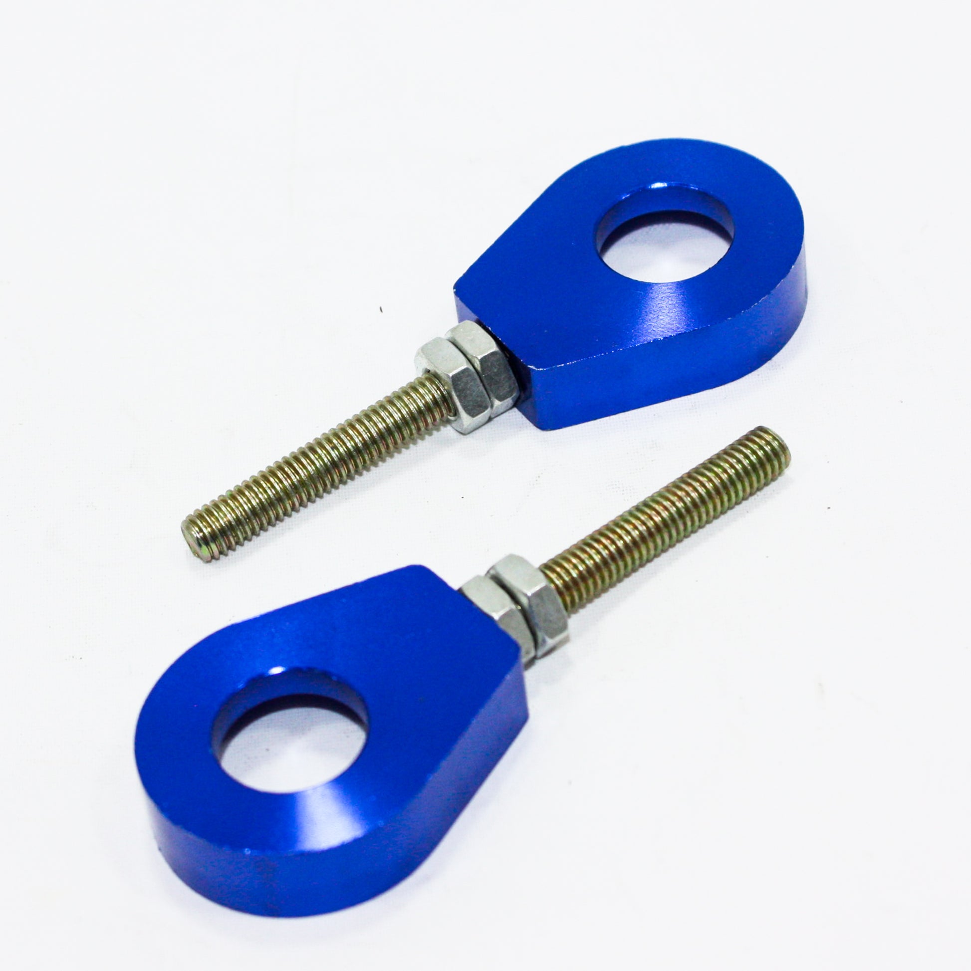 BLUE 15mm 76mm Chain Adjuster Bolts Tensioner PIT PRO Trail Quad Dirt Bike ATV